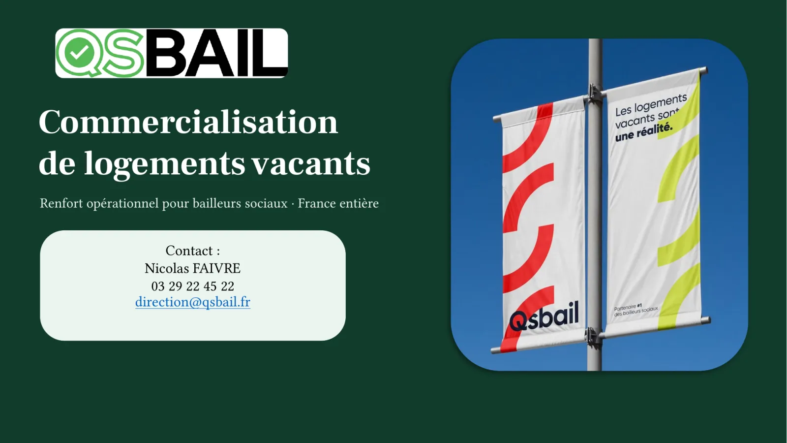 Commercialisation de logements vacants