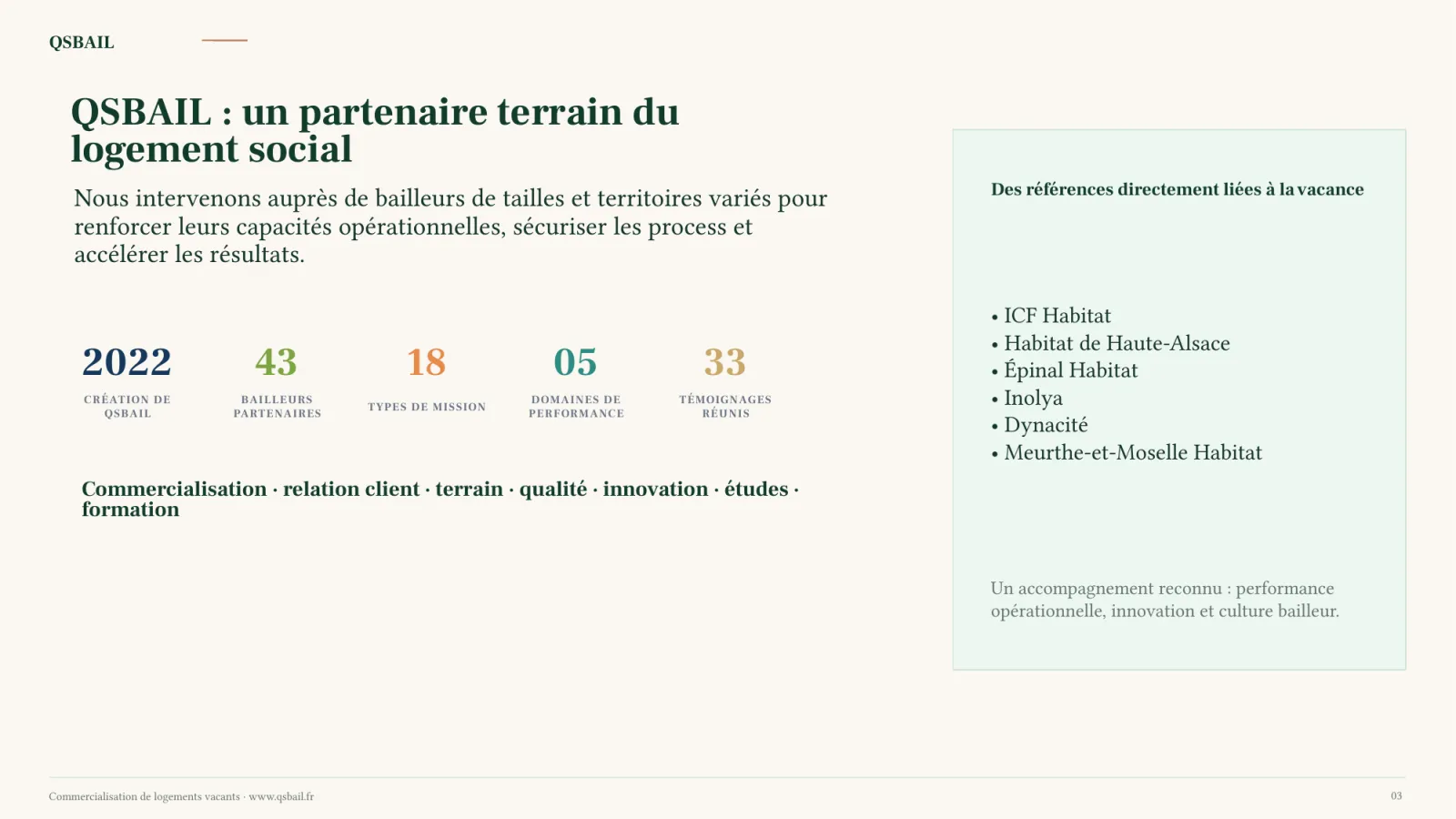 QSBAIL : un partenaire terrain du logement social